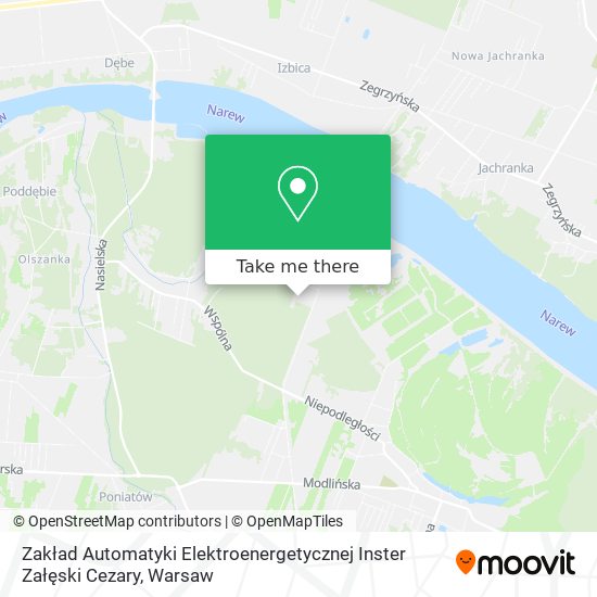 Zakład Automatyki Elektroenergetycznej Inster Załęski Cezary map