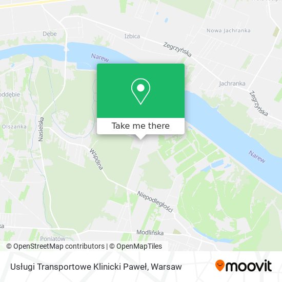 Usługi Transportowe Klinicki Paweł map