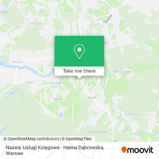 Nazwa: Usługi Księgowe - Hanna Dąbrowska map