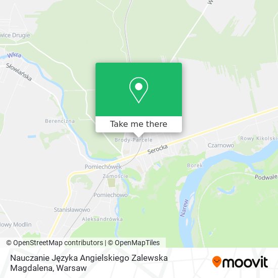 Nauczanie Języka Angielskiego Zalewska Magdalena map