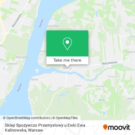 Sklep Spożywczo Przemysłowy u Ewki Ewa Kalinowska map