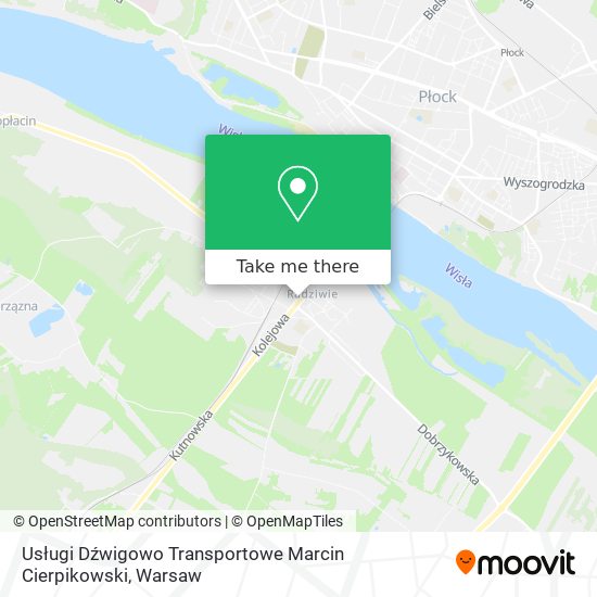 Usługi Dźwigowo Transportowe Marcin Cierpikowski map