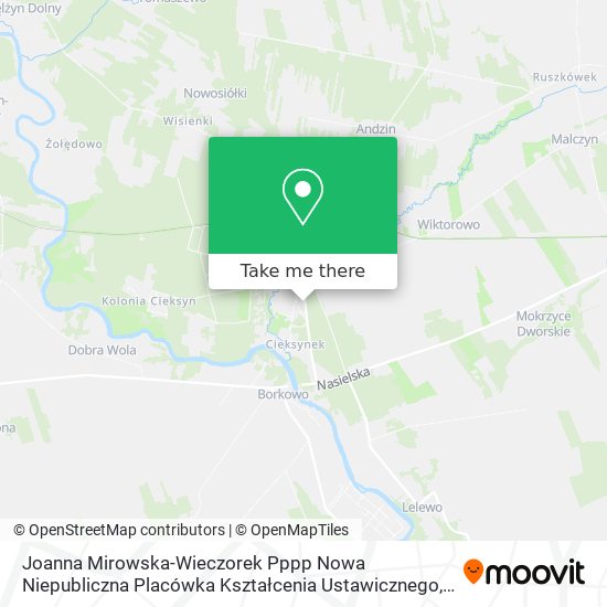 Joanna Mirowska-Wieczorek Pppp Nowa Niepubliczna Placówka Kształcenia Ustawicznego map