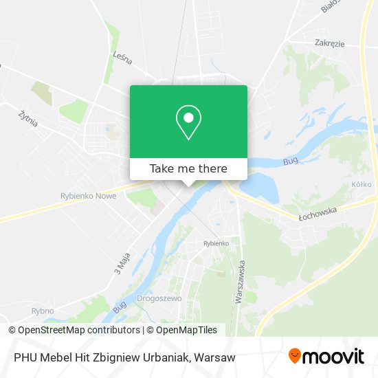 PHU Mebel Hit Zbigniew Urbaniak map