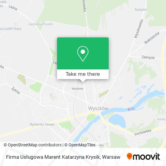 Firma Usługowa Marent Katarzyna Krysik map