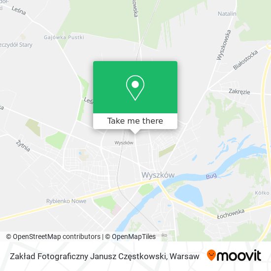 Zakład Fotograficzny Janusz Częstkowski map