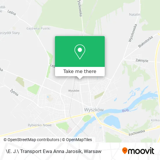 Карта \E. J.\ Transport Ewa Anna Jarosik