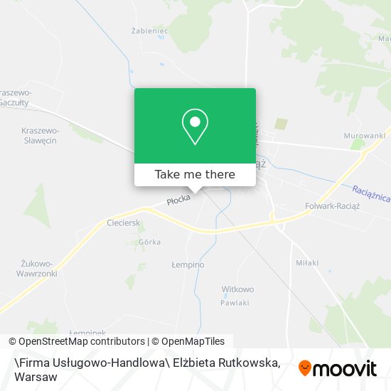 \Firma Usługowo-Handlowa\ Elżbieta Rutkowska map