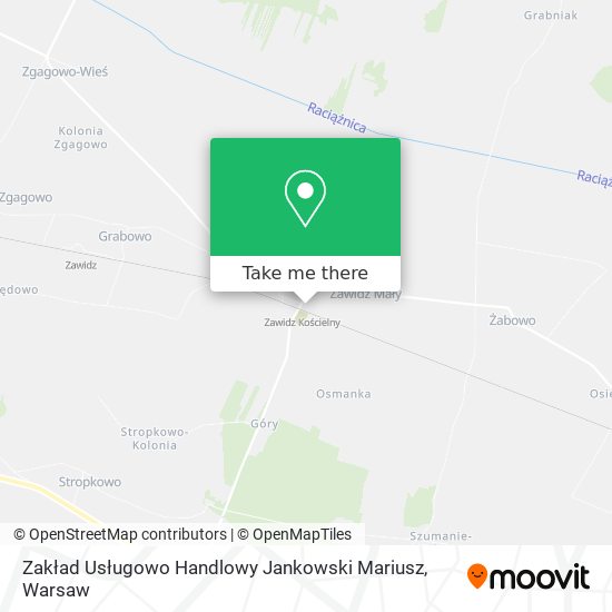 Zakład Usługowo Handlowy Jankowski Mariusz map