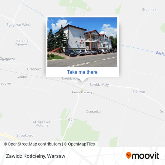 Zawidz Kościelny map