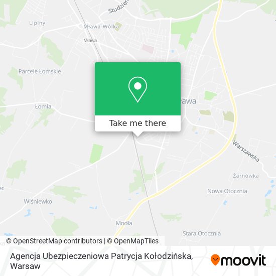 Agencja Ubezpieczeniowa Patrycja Kołodzińska map