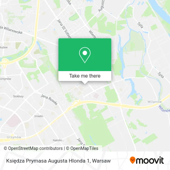 Księdza Prymasa Augusta Hlonda 1 map