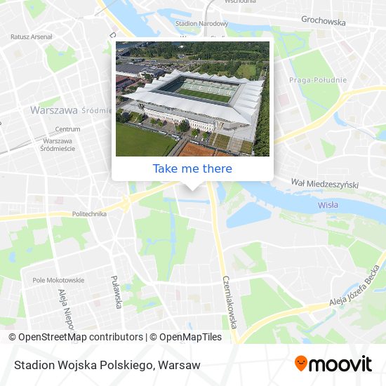 Stadion Wojska Polskiego map