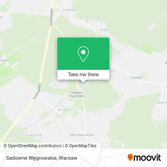 Sadowne Węgrowskie map
