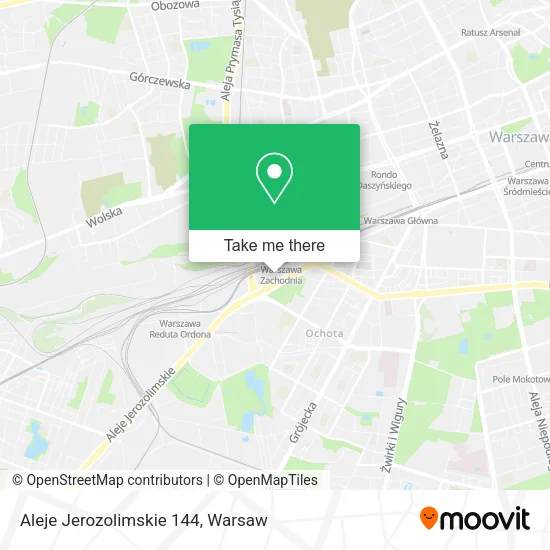 Aleje Jerozolimskie 144 map