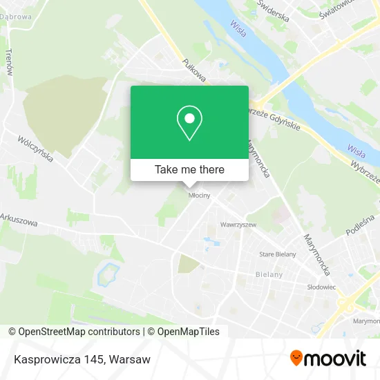 Kasprowicza 145 map