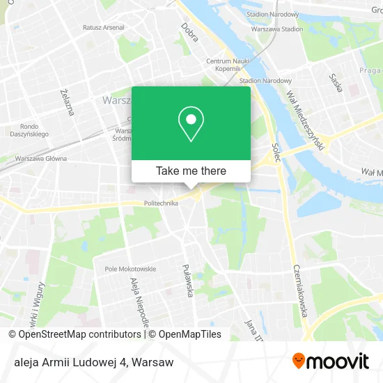 aleja Armii Ludowej 4 map