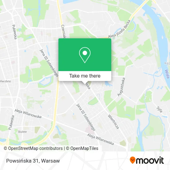 Powsińska 31 map