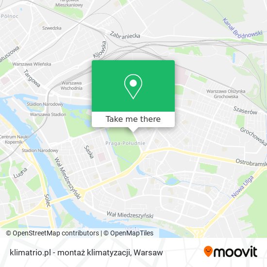 klimatrio.pl - montaż klimatyzacji map