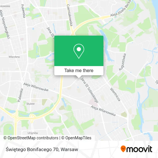 Карта Świętego Bonifacego 70