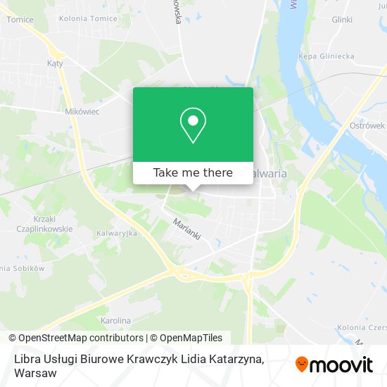 Libra Usługi Biurowe Krawczyk Lidia Katarzyna map