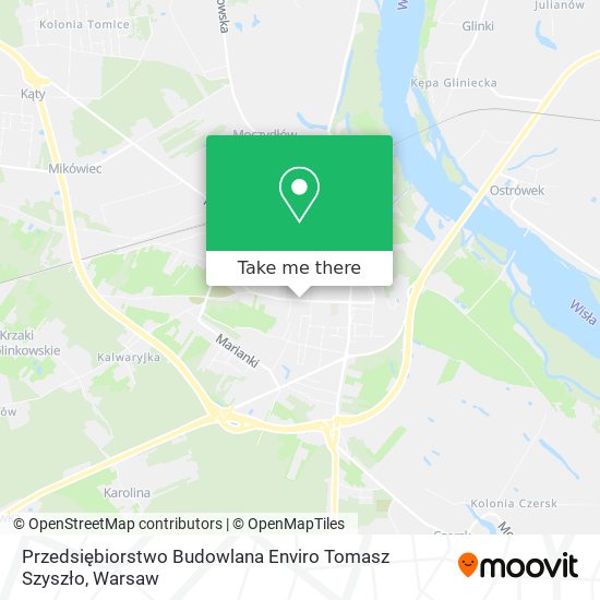 Przedsiębiorstwo Budowlana Enviro Tomasz Szyszło map