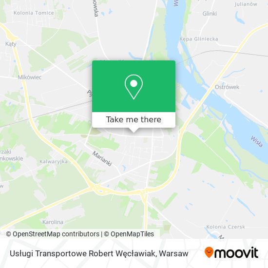 Usługi Transportowe Robert Węcławiak map