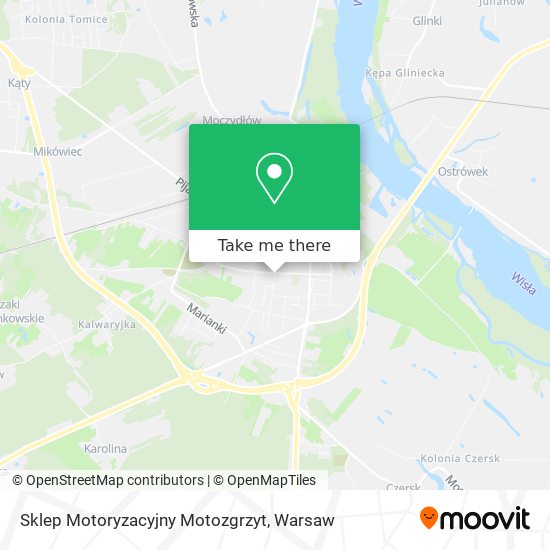 Sklep Motoryzacyjny Motozgrzyt map