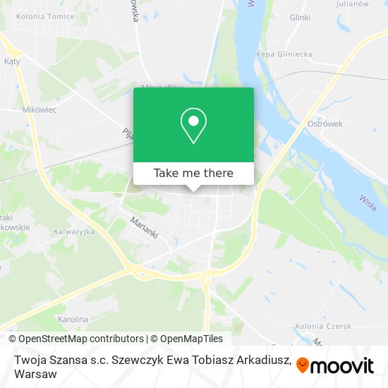 Карта Twoja Szansa s.c. Szewczyk Ewa Tobiasz Arkadiusz