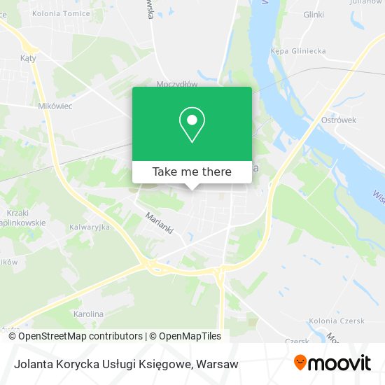 Jolanta Korycka Usługi Księgowe map