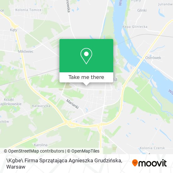 \Kgbe\ Firma Sprzątająca Agnieszka Grudzińska map