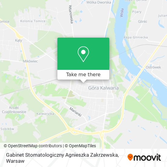 Gabinet Stomatologiczny Agnieszka Zakrzewska map