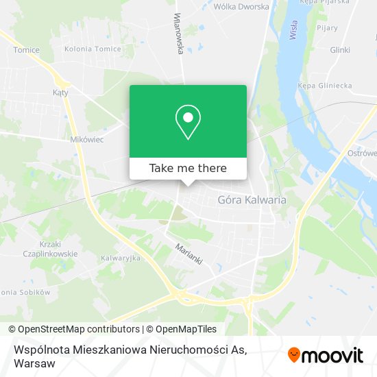 Карта Wspólnota Mieszkaniowa Nieruchomości As