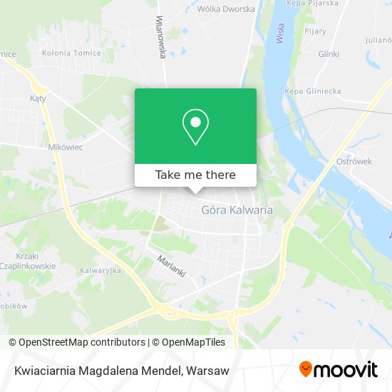 Kwiaciarnia Magdalena Mendel map