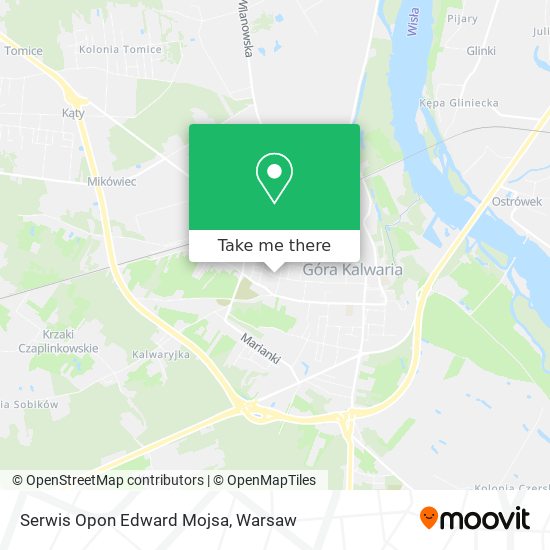 Serwis Opon Edward Mojsa map