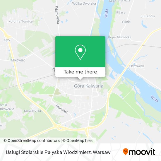 Usługi Stolarskie Pałyska Włodzimierz map