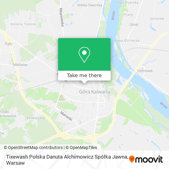 Tixewash Polska Danuta Alchimowicz Spółka Jawna map