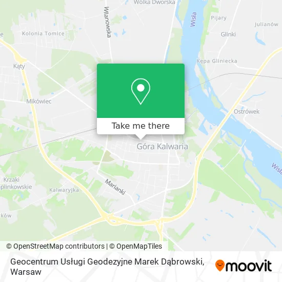 Карта Geocentrum Usługi Geodezyjne Marek Dąbrowski