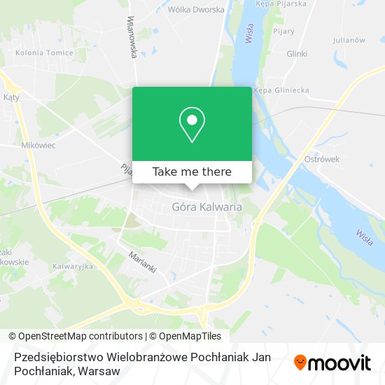 Pzedsiębiorstwo Wielobranżowe Pochłaniak Jan Pochłaniak map