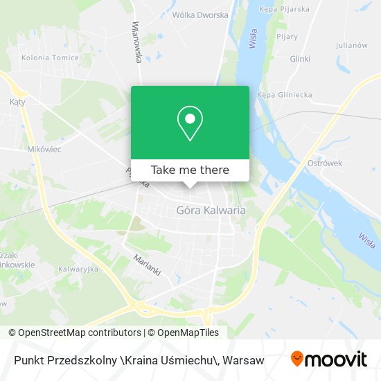 Punkt Przedszkolny \Kraina Uśmiechu\ map