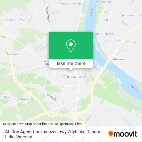 AL Don Agent Ubezpieczeniowy Zdybicka Danuta Lidia map