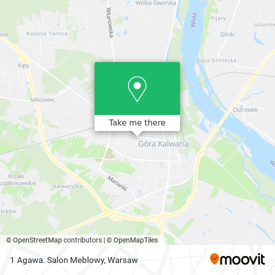 1 Agawa. Salon Meblowy map