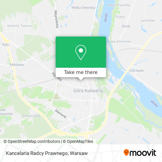 Kancelaria Radcy Prawnego map