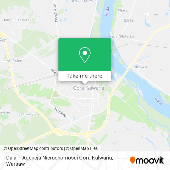 Dalar - Agencja Nieruchomości Góra Kalwaria map