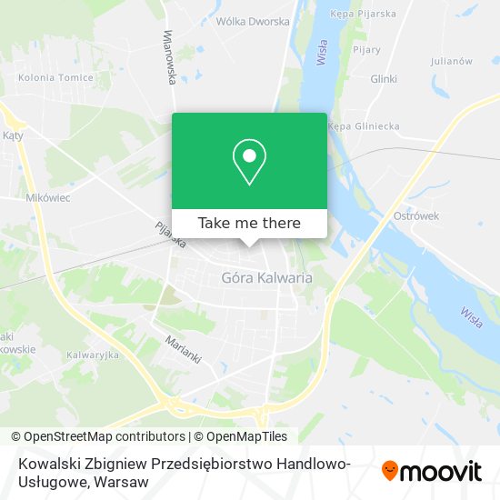 Kowalski Zbigniew Przedsiębiorstwo Handlowo-Usługowe map