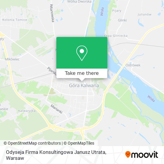 Odyseja Firma Konsultingowa Janusz Utrata map