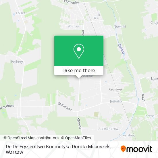 De De Fryzjerstwo Kosmetyka Dorota Milcuszek map