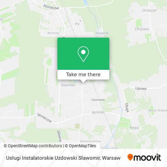 Usługi Instalatorskie Uzdowski Sławomir map