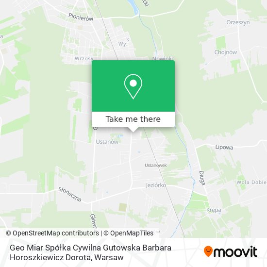 Geo Miar Spółka Cywilna Gutowska Barbara Horoszkiewicz Dorota map