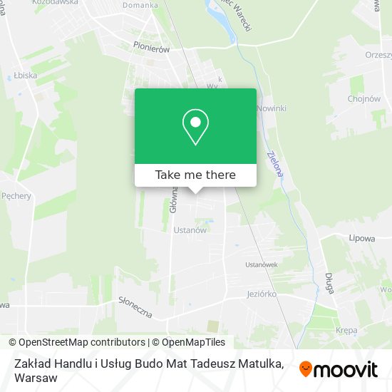 Zakład Handlu i Usług Budo Mat Tadeusz Matulka map